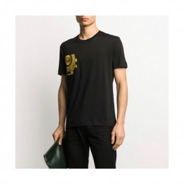 [베르사체]Versace 2020 Mens Logo Silket Short Sleeved Tshirts - 베르사체 2020 남성 메두사 실켓 반팔티 Ver0596x.Size(s 