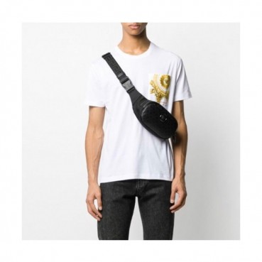 [베르사체]Versace 2020 Mens Logo Silket Short Sleeved Tshirts - 베르사체 2020 남성 메두사 실켓 반팔티 Ver0595x.Size(s 