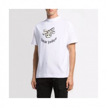 [팜 엔젤스]Palm Angels 2020 Mm/Wm Logo Cotton Short Sleeved Tshirts - 팜 엔젤스 2020 남자 로고 코튼 반팔티셔츠 Pam0127x.Size(s 