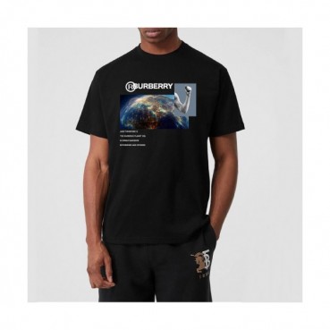 [버버리]Burberry 2020 Mm/Wm Logo Cotton Short Sleeved Tshirts - 버버리 2020 남자 로고 코튼 반팔티 Bur02464x.Size(s 