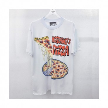 [모스키노]Moschino 2020 Mm/Wm Logo Cotton Short Sleeved Tshirts - 모스키노 2020 남자 로고 코튼 반팔티 Mos0086x.Size(s 