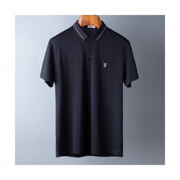 [버버리]Burberry 2020 Mens Logo Silket Polo Short Sleeved Tshirts - 버버리 2020 남성 로고 실켓 폴로 반팔티 Bur02462x.Size(m 