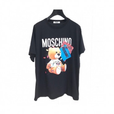 [모스키노]Moschino 2020 Mm/Wm Logo Cotton Short Sleeved Tshirts - 모스키노 2020 남자 로고 코튼 반팔티 Mos0084x.Size(m 