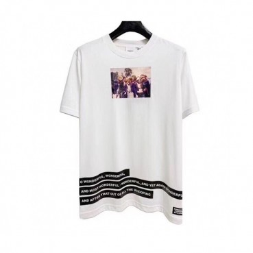 [버버리]Burberry 2020 Mens Logo Cotton Short Sleeved Tshirts - 버버리 2020 남성 로고 코튼 반팔티 Bur02447x.Size(xs 