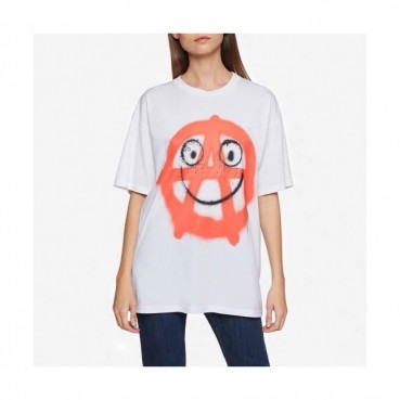 [모스키노]Moschino 2020 Mm/Wm Logo Silket Short Sleeved Tshirts - 모스키노 2020 남자 로고 실켓 반팔티 Mos0082x.Size(s 