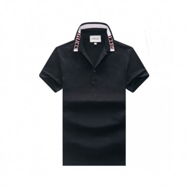 [매장판]Gucci 2020 Mens Logo Cotton Polo Short Sleeved Tshirts - 구찌 2020 남성 로고 폴로 코튼 반팔티 Guc02446x.Size(m 