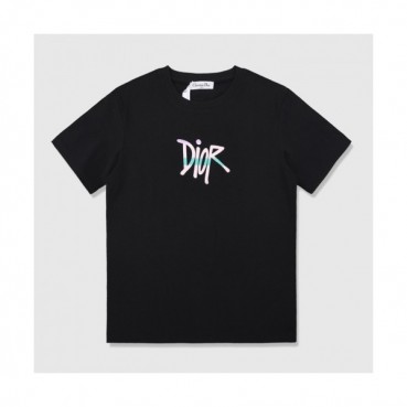 [디올]Dior 2020 Mm/Wm Logo Cotton Short Sleeved Tshirts - 디올 2020 남자 로고 코튼 반팔티 Dio0594x.Size(s 