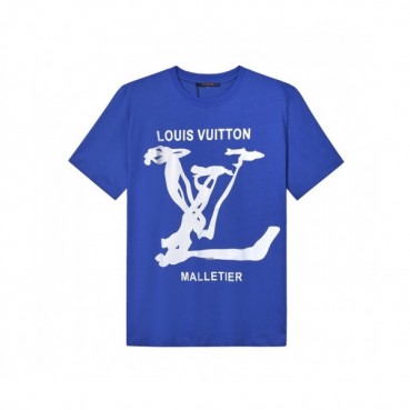 [루이비통]Louis vuitton 2020 Mens Crew-neck Cotton Short Sleeved Tshirts 