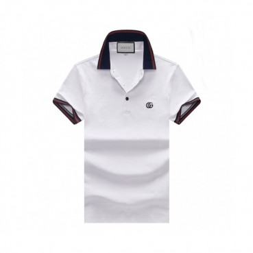 [매장판]Gucci 2020 Mens Logo Cotton Polo Short Sleeved Tshirts - 구찌 2020 남성 로고 폴로 코튼 반팔티 Guc02435x.Size(m 