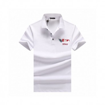 [베르사체]Versace 2020 Mens Logo Cotton Short Sleeved Polo Tshirts - 베르사체 2020 남성 메두사 코튼 폴로 반팔티 Ver0589x.Size(m 
