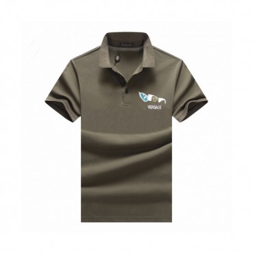 [베르사체]Versace 2020 Mens Logo Cotton Short Sleeved Polo Tshirts - 베르사체 2020 남성 메두사 코튼 폴로 반팔티 Ver0588x.Size(m 