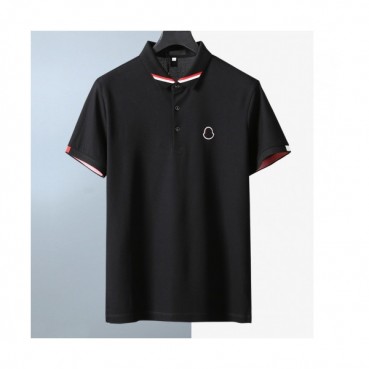 [매장판]Moncler 2020 Mens Logo Cotton Short Sleeved Polo Tshirts - 몽클레어 2020 남성 로고 코튼 폴로 반팔티 Moc01583x.Size(m 