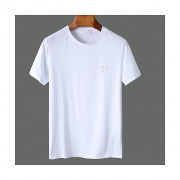 [프라다]Prada 2020 Mens Basic Logo Silket Short Sleeved Tshirts  - 프라다 2020 남성 베이직 로고 실켓 반팔티 Pra0994x.Size(m 