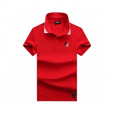 [펜디]Fendi 2020 Mens Logo Casual Cotton Polo Short Sleeved Tshirts - 펜디 2020 남성 로고 캐쥬얼 코튼 폴로 반팔티 Fen0646x.Size(m 
