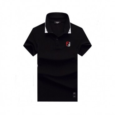 [펜디]Fendi 2020 Mens Logo Casual Cotton Polo Short Sleeved Tshirts - 펜디 2020 남성 로고 캐쥬얼 코튼 폴로 반팔티 Fen0645x.Size(m 