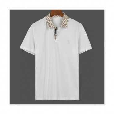 [버버리]Burberry 2020 Mens Logo Cotton Polo Short Sleeved Tshirts - 버버리 2020 남성 로고 코튼 폴로 반팔티 Bur02408x.Size(m 