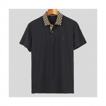 [버버리]Burberry 2020 Mens Logo Cotton Polo Short Sleeved Tshirts - 버버리 2020 남성 로고 코튼 폴로 반팔티 Bur02407x.Size(m 