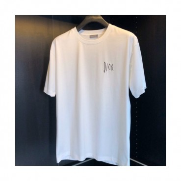 [디올]Dior 2020 Mm/Wm Logo Silket Short Sleeved Tshirts - 디올 2020 남자 로고 실켓 반팔티 Dio0592x.Size(s 