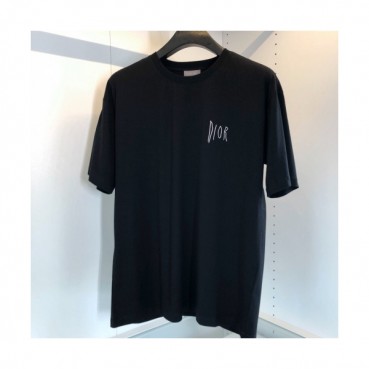 [디올]Dior 2020 Mm/Wm Logo Silket Short Sleeved Tshirts - 디올 2020 남자 로고 실켓 반팔티 Dio0591x.Size(s 