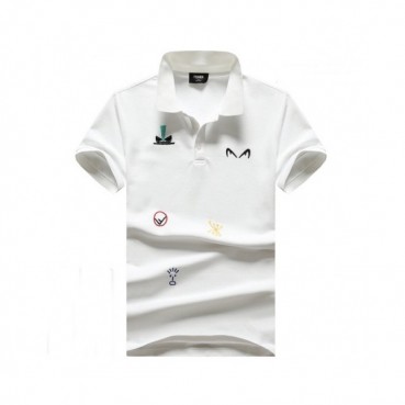[펜디]Fendi 2020 Mens Logo Casual Cotton Polo Short Sleeved Tshirts - 펜디 2020 남성 로고 캐쥬얼 코튼 폴로 반팔티 Fen0642x.Size(m 