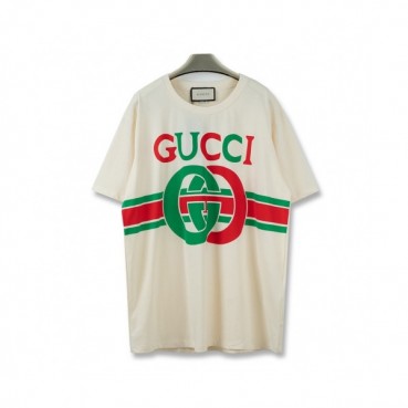 [매장판]Gucci 2020 Mm/Wm Logo Cotton Crew neck Short Sleeved Tshirts - 구찌 2020 남/녀 로고 코튼 크루넥 반팔티 Guc02400x.Size(xs 