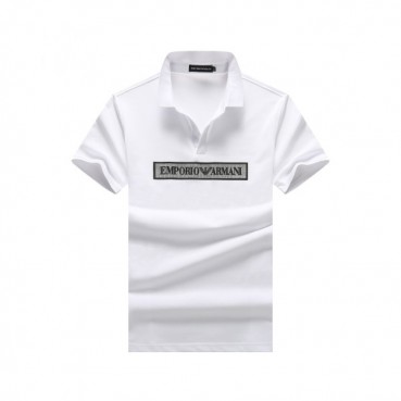 [알마니]Armani 2019 Mens Logo Cotton Short Sleeved Tshirts - 알마니 2019 남성 로고 코튼 반팔티 Arm0629x.Size(m 