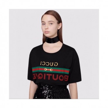 [매장판]Gucci 2020 Mm/Wm Logo Cotton Crew neck Short Sleeved Tshirts - 구찌 2020 남/녀 로고 코튼 크루넥 반팔티 Guc02395x.Size(s 