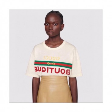 [매장판]Gucci 2020 Mm/Wm Logo Cotton Crew neck Short Sleeved Tshirts - 구찌 2020 남/녀 로고 코튼 크루넥 반팔티 Guc02394x.Size(s 
