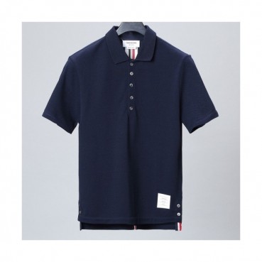 [톰브라운]Thom Browne 2020 Mm/Wm Casual Cotton Short Sleeved Polo Tshirts - 톰브라운 2020 남자 로고 코튼 폴로 반팔티 Tho0659x.Size(s 