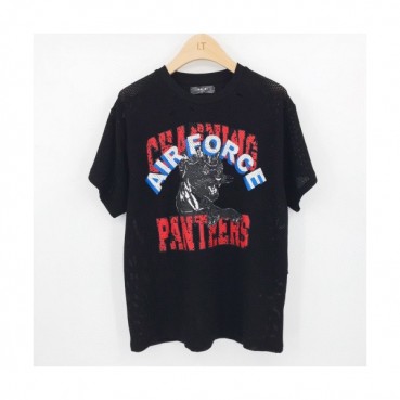 Amiri 2020 Mens Logo Cotton Oversize Short Sleeved Tshirts - 아미리 2020 남성 로고 코튼 오버사이즈 반팔티 Ami0084x.Size(s 