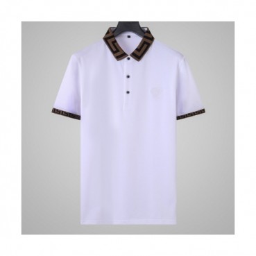 [펜디]Fendi 2020 Mens Logo Casual Short Sleeved Tshirts - 펜디 2020 남성 로고 캐쥬얼 반팔티 Fen0629x.Size(l 