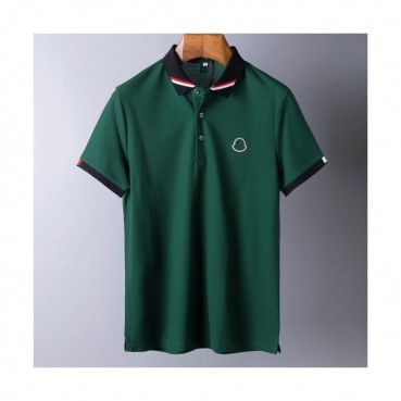 [매장판]Moncler 2020 Mens Logo Cotton Short Sleeved Polo Tshirts - 몽클레어 2020 남성 로고 코튼 폴로 반팔티 Moc01559x.Size(m 