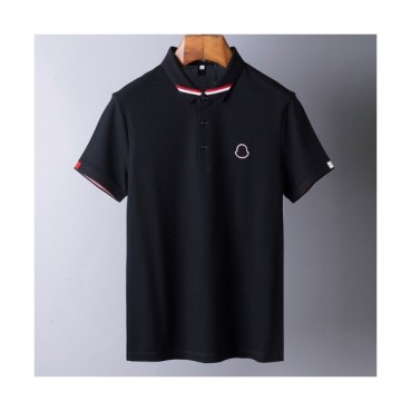 [매장판]Moncler 2020 Mens Logo Cotton Short Sleeved Polo Tshirts - 몽클레어 2020 남성 로고 코튼 폴로 반팔티 Moc01558x.Size(m 