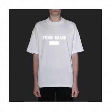 [스톤아일랜드]Stone Island 2020 Mens  Light Reflection Logo Cotton Short Sleeved Tshirts - 스톤아일랜드 2020 남성 로고 코튼 반팔티 Sto0128x.Size(m 