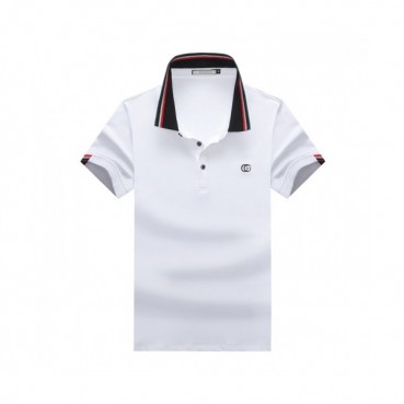 [매장판]Gucci 2020 Mens Logo Cotton Short Sleeved Polo Tshirts - 구찌 2020 남성 로고 코튼 폴로 반팔티 Guc02374x.Size(m 