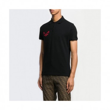 [펜디]Fendi 2020 Mens Logo Casual Cotton Polo Short Sleeved Tshirts - 펜디 2020 남성 로고 캐쥬얼 코튼 폴로 반팔티 Fen0627x.Size(m 