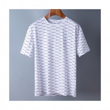 [버버리]Burberry 2020 Mens Logo Silket Crew-neck Short Sleeved Tshirts 