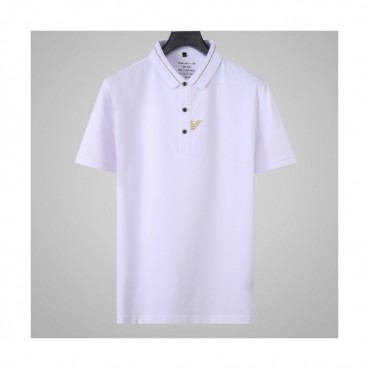 [알마니]Armani 2019 Mens Logo Silket Short Sleeved Tshirts - 알마니 2019 남성 로고 실켓 반팔티 Arm0625x.Size(l 