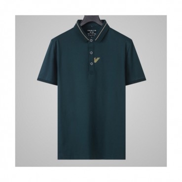 [알마니]Armani 2019 Mens Logo Silket Short Sleeved Tshirts - 알마니 2019 남성 로고 실켓 반팔티 Arm0624x.Size(l 