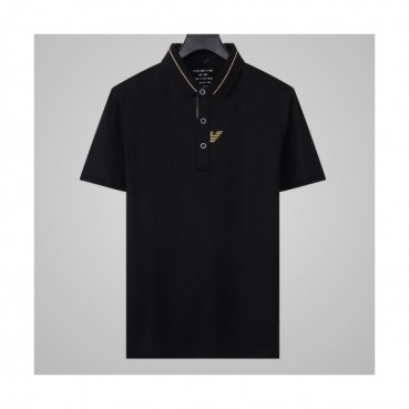[알마니]Armani 2019 Mens Logo Silket Short Sleeved Tshirts - 알마니 2019 남성 로고 실켓 반팔티 Arm0623x.Size(l 