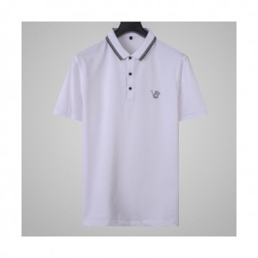 [베르사체]Versace 2020 Mens Logo Silket Short Sleeved Polo Tshirts - 베르사체 2020 남성 메두사 실켓 폴로 반팔티 Ver0572x.Size(l 