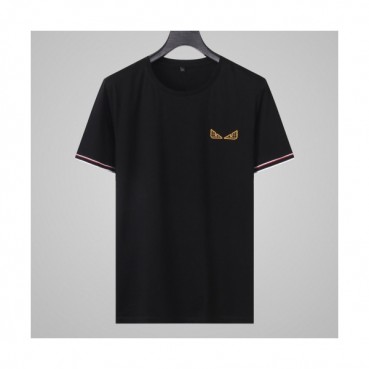 [펜디]Fendi 2020 Mens Logo Casual Short Sleeved Tshirts - 펜디 2020 남성 로고 캐쥬얼 반팔티 Fen0621x.Size(l 