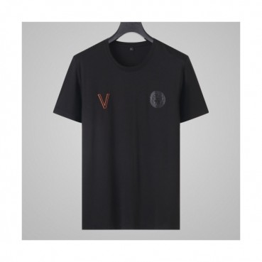 [베르사체]Versace 2020 Mens Logo Silket Short Sleeved Tshirts - 베르사체 2020 남성 메두사 실켓 반팔티 Ver0569x.Size(l 