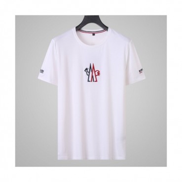[매장판]Moncler 2020 Mens Logo Cotton Short Sleeved Tshirts - 몽클레어 2020 남성 로고 코튼 반팔티 Moc01554x.Size(l 