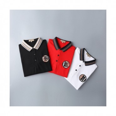 [버버리]Burberry 2020 Mens Logo Cotton Polo Short Sleeved Tshirts - 버버리 2020 남성 로고 코튼 폴로 반팔티 Bur02334x.Size(m 