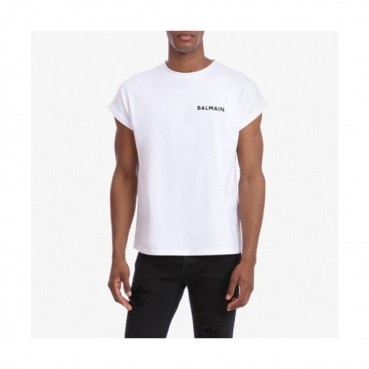 [발망]Balmain 2020 Mm/Wm Logo Cotton Short Sleeved Tshirs - 발망 2020 남자 로고 코튼 반팔티 Bam0094x.Size(s 
