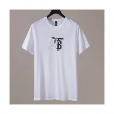 [버버리]Burberry 2020 Mens Logo Silket Crew-neck Short Sleeved Tshirts 
