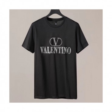 [발렌티노]Valentino 2020 Mens Logo Crew-neck Short Sleeved Tshirts 