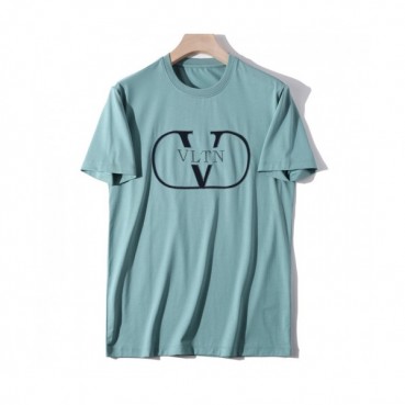[발렌티노]Valentino 2020 Mens Logo Crew-neck Short Sleeved Tshirts 