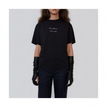 [아크네]Acne 2020 Studios Womens Logo Cotton Short Sleeved Tshirts - 아크네 스튜디오 2020 여성 로고 코튼 반팔티 Acn0062x.Size(s 